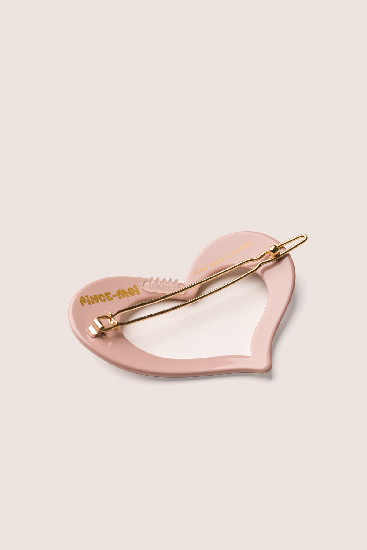 BARRETTE COEUR PRALINÉ